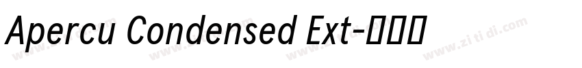 Apercu Condensed Ext字体转换